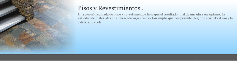 Pisos y Revestimientos
